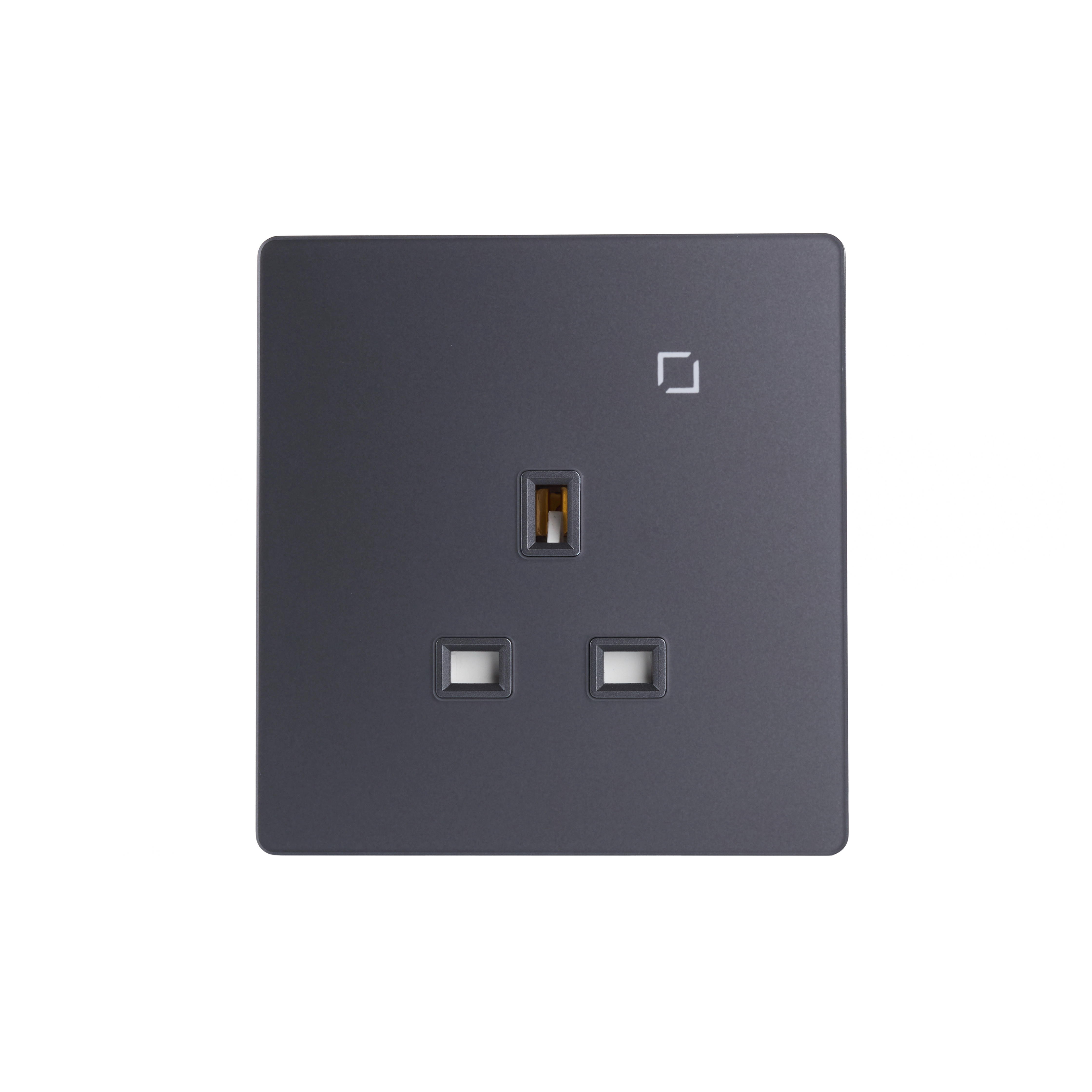 NSO100 1 Gang Smart Socket – Grey Touch Glass