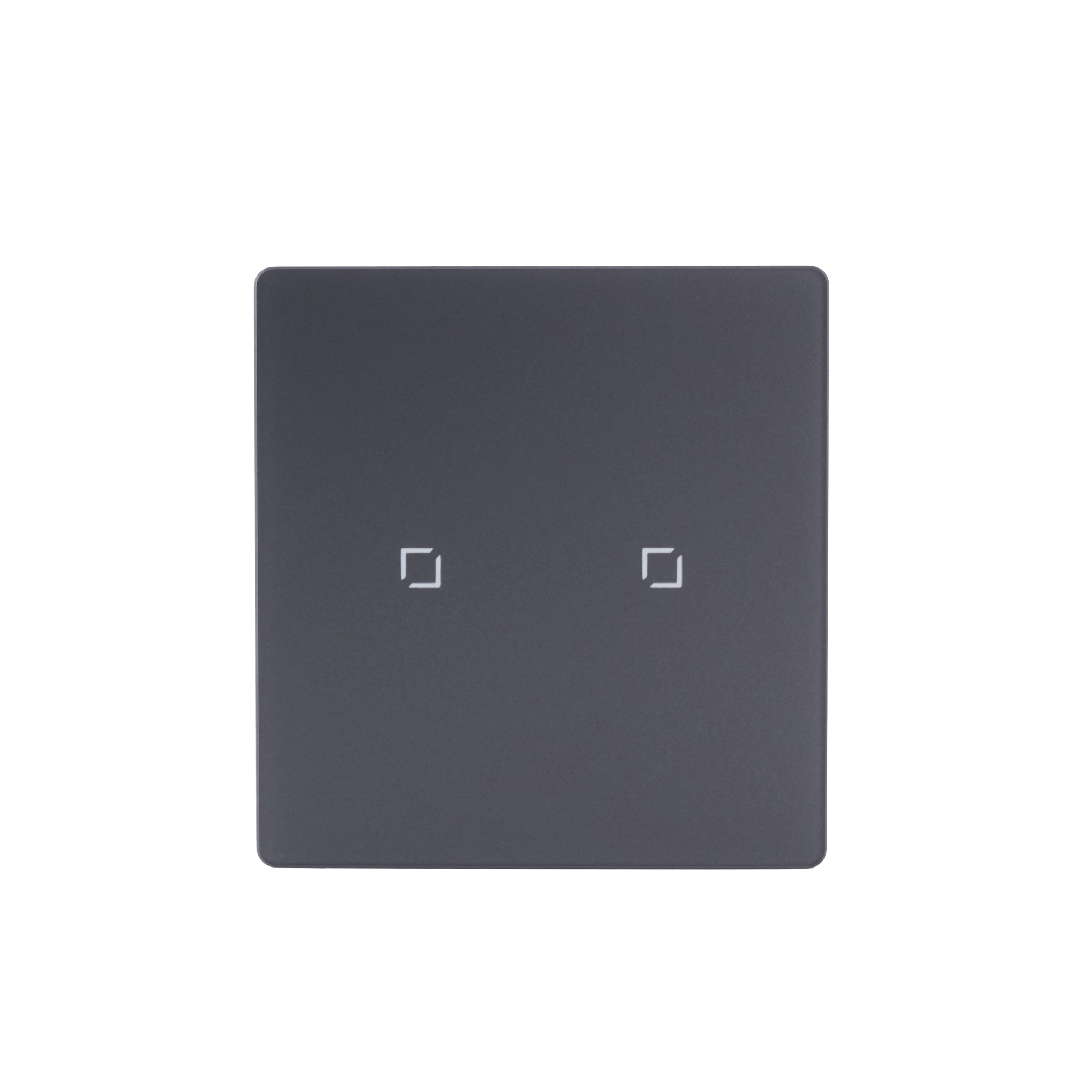 NSW100 2 Gang Smart Light Switch – Grey Touch Glass