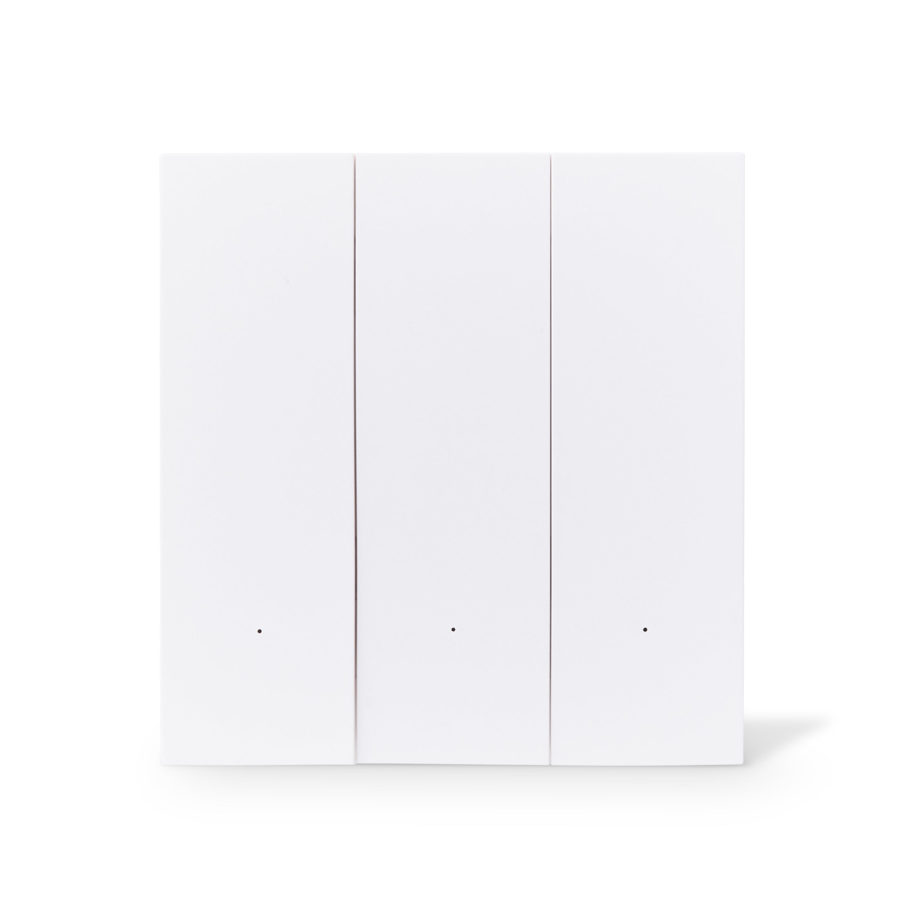 NSW100 3 Gang Smart Light Switch – White, Plastic Finish