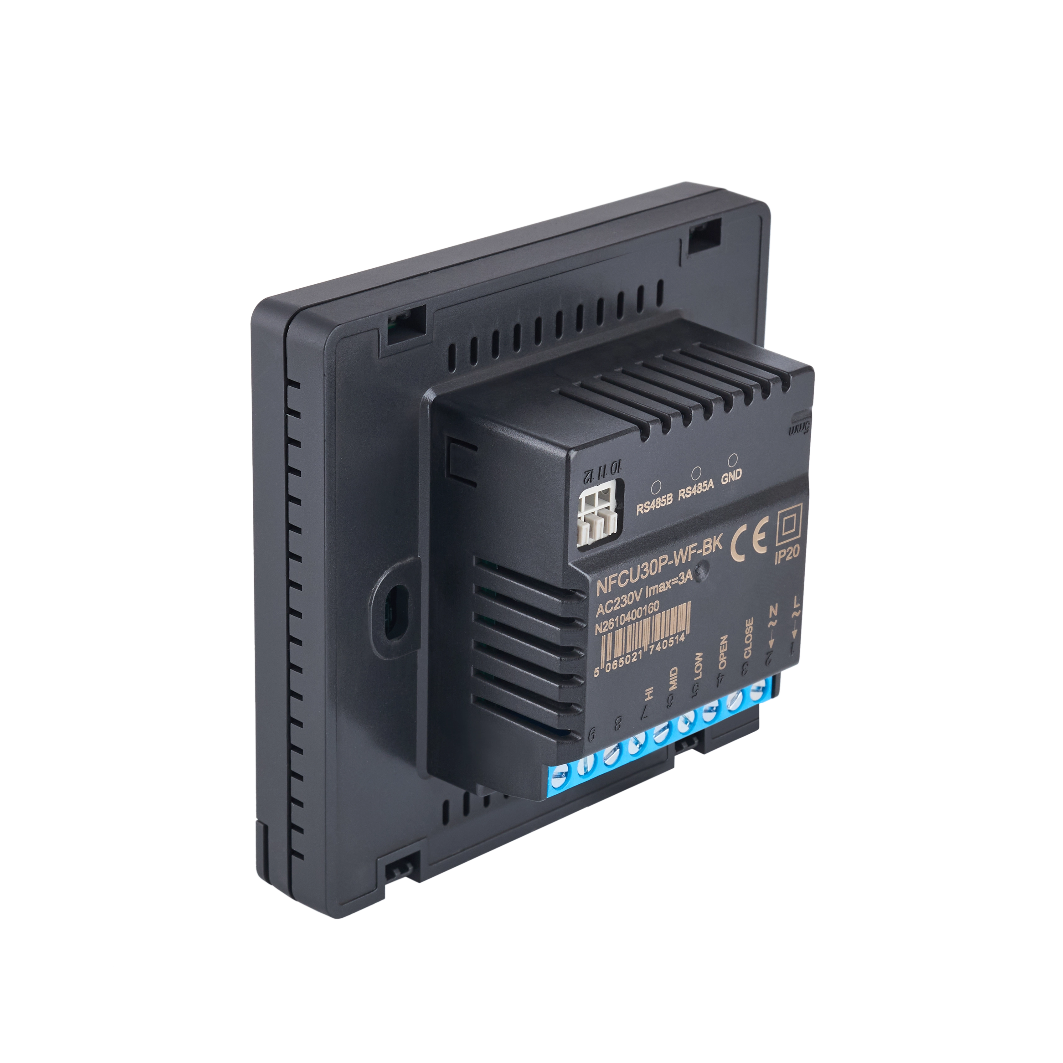 NFCU30 FCU Thermostat - Black Plastic