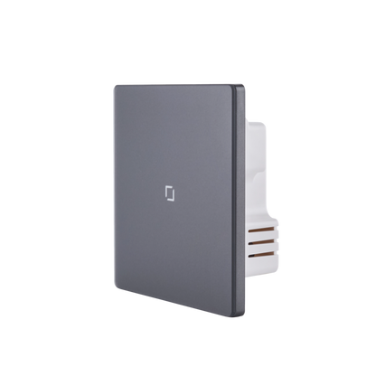NSW100 1 Gang Smart Light Switch – Grey Touch Glass