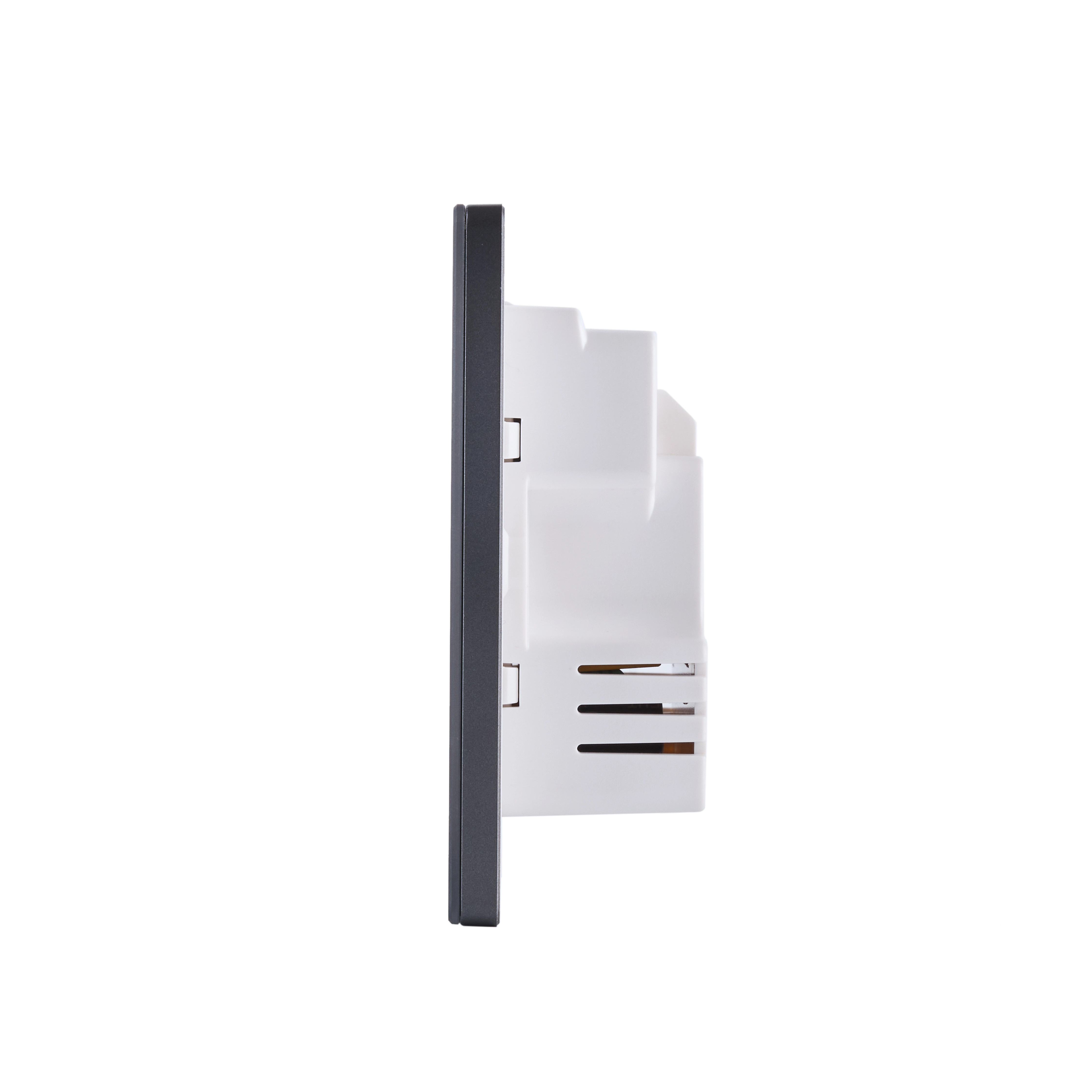 NSW100 2 Gang Smart Light Switch – Grey Touch Glass