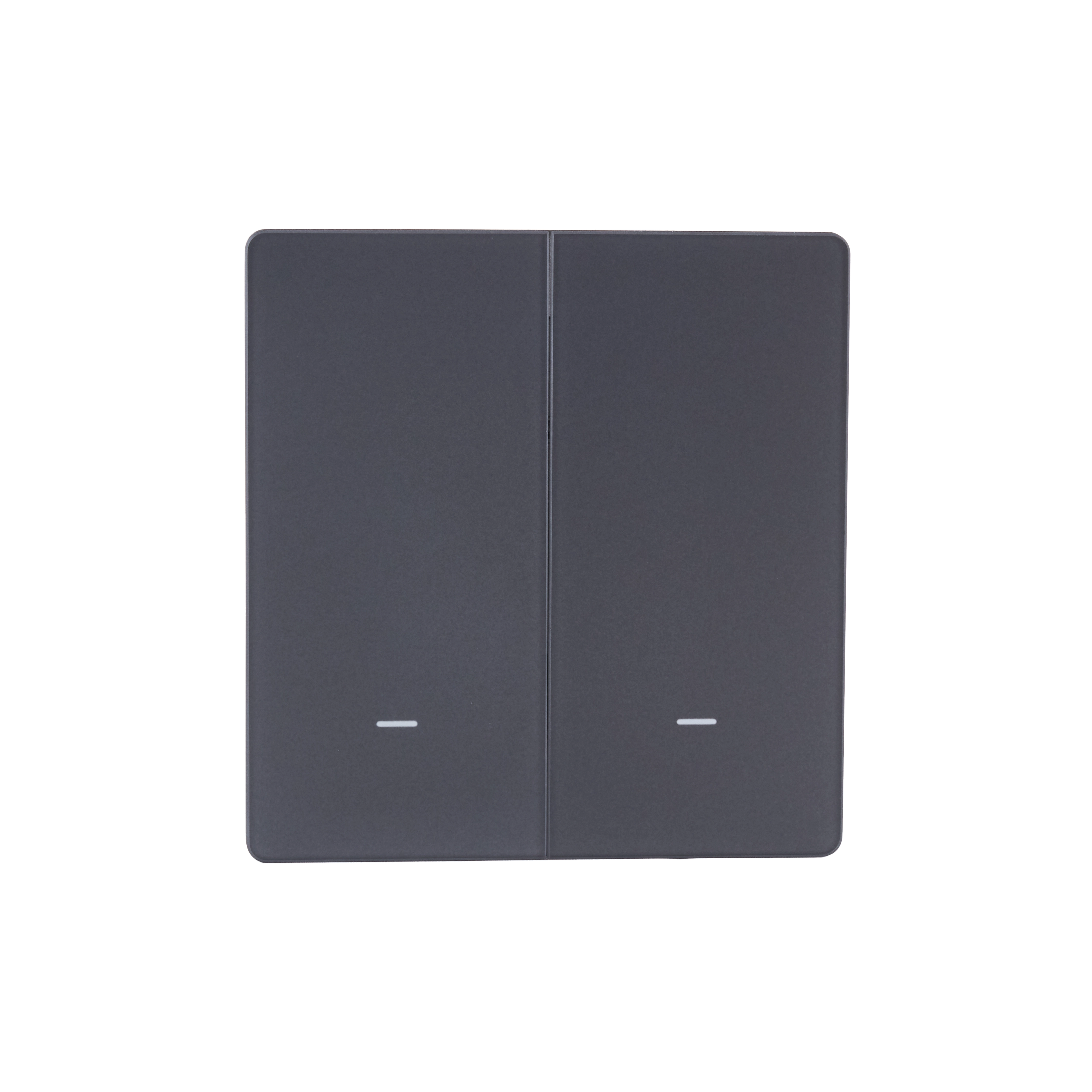 NSW100 2 Gang Smart Light Switch – Grey, Glass Finish