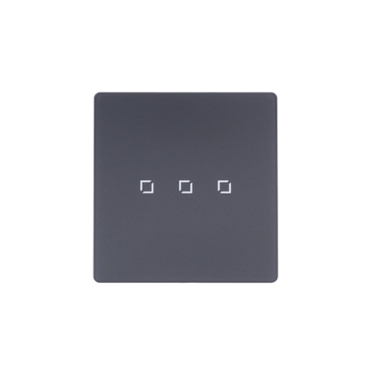 NSW100 3 Gang Smart Light Switch – Grey Touch Glass