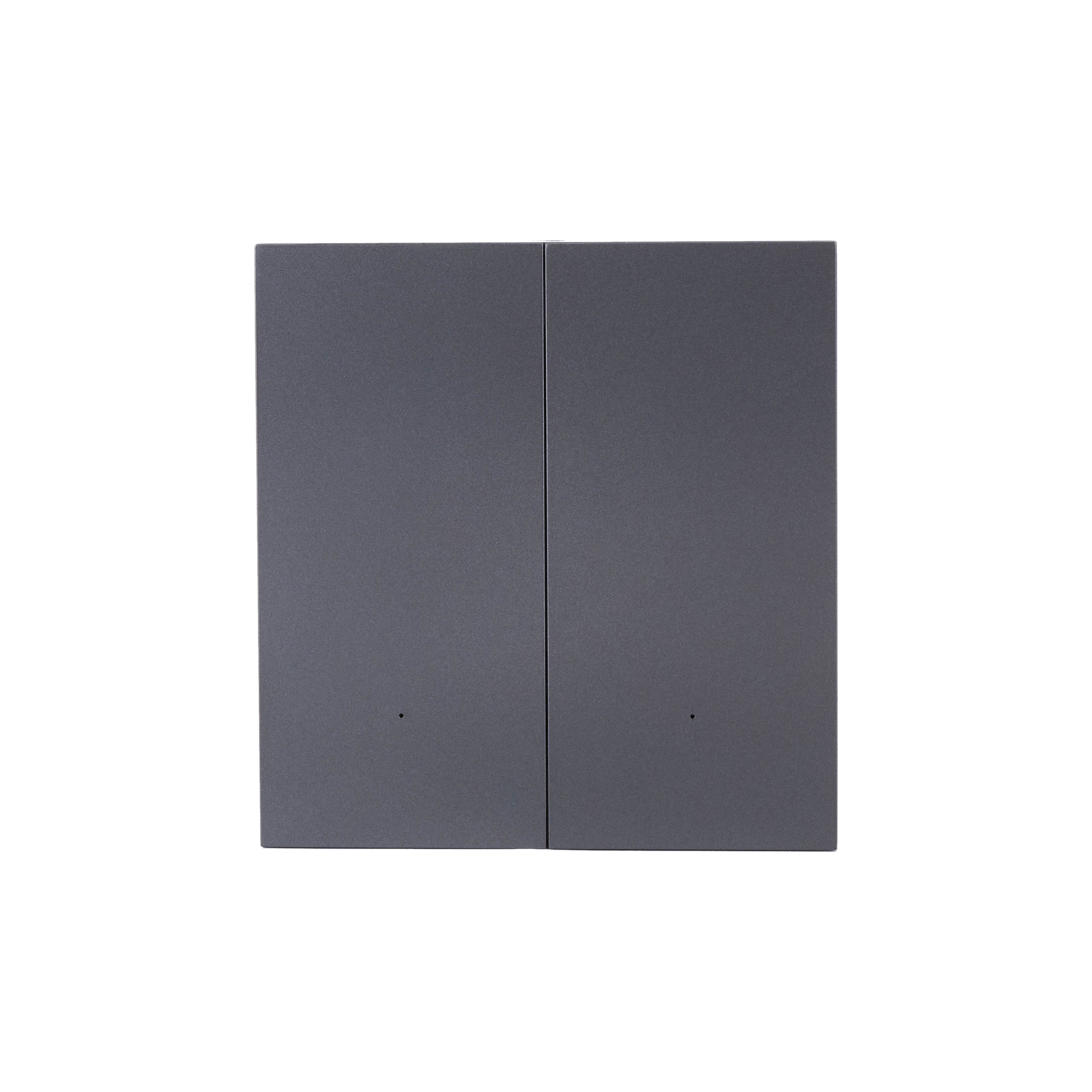 NSW100 2 Gang Smart Light Switch – Grey, Plastic Finish