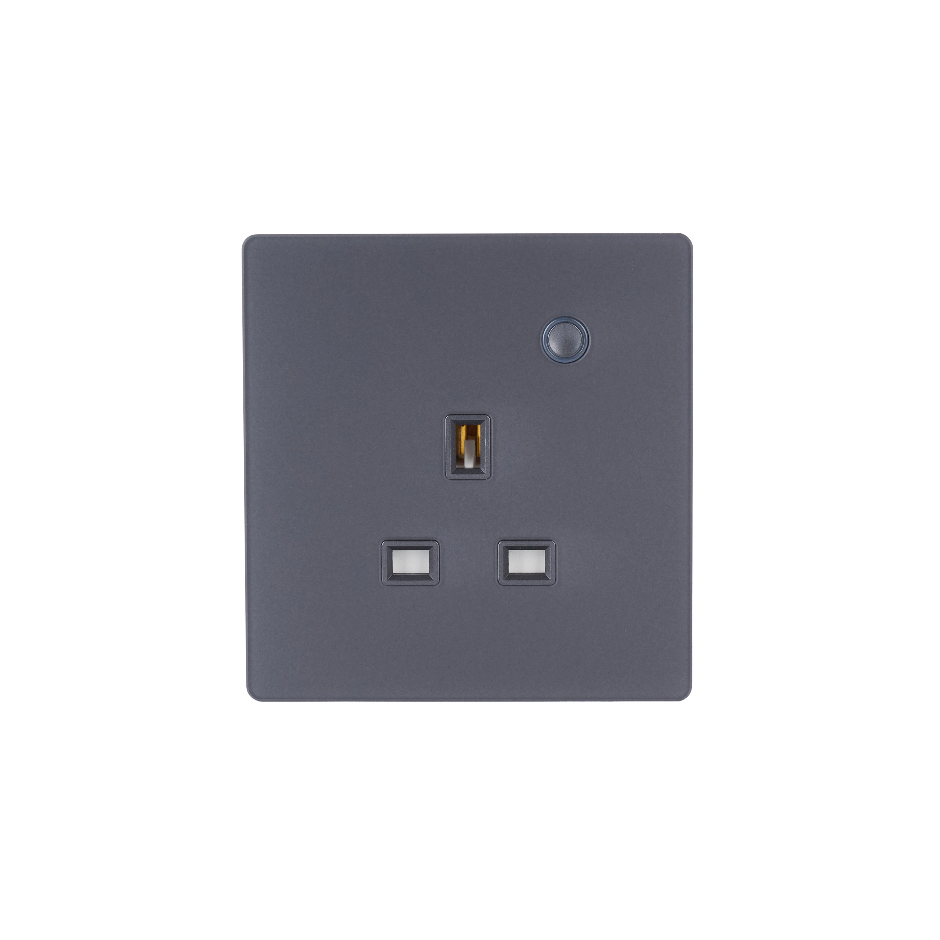 NSO100 1 Gang Smart Socket – Grey Glass