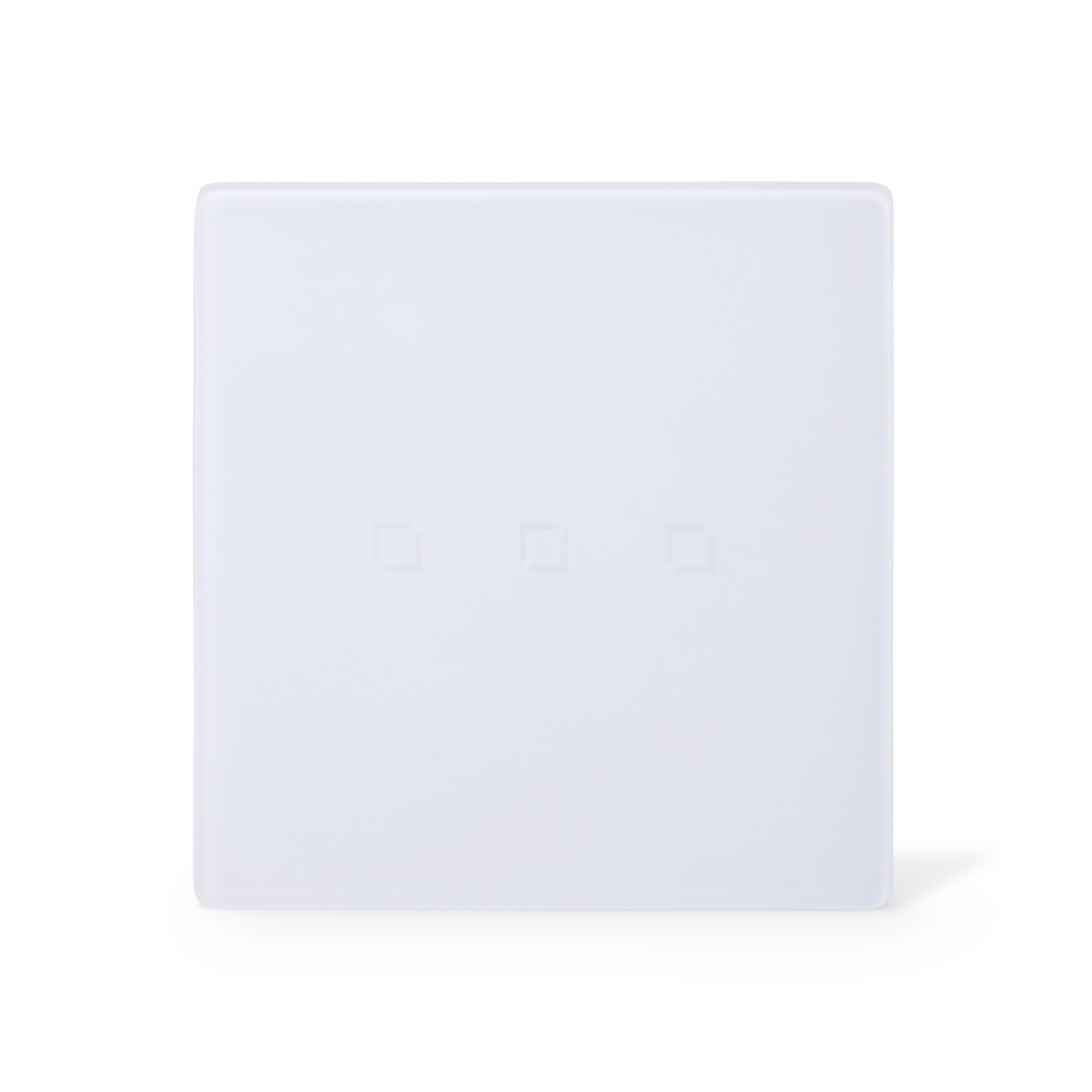 NSW100 3 Gang Smart Light Switch – White Touch Glass