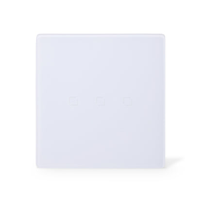 NSW100 3 Gang Smart Light Switch – White Touch Glass
