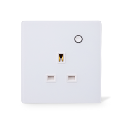 NSO100 1 Gang Smart Socket – White Glass